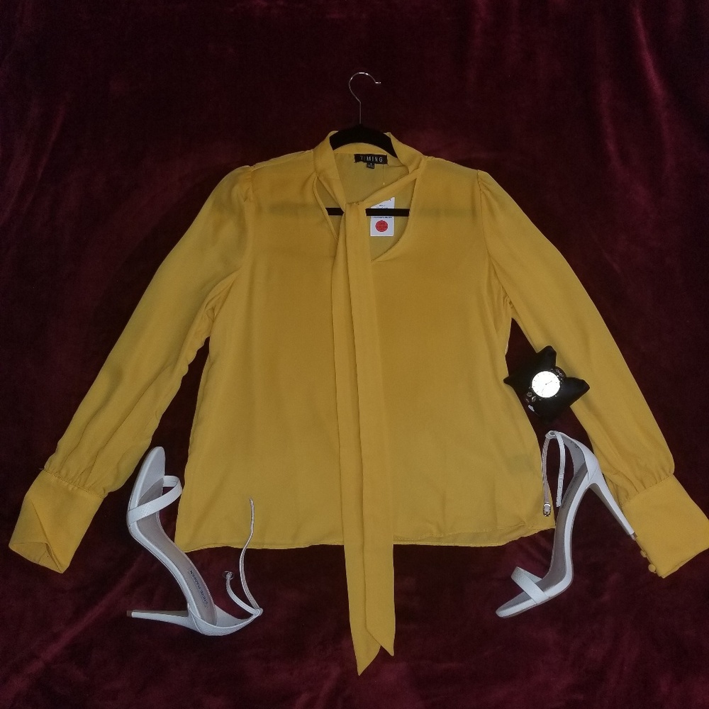 NEW Yellow Blouse